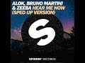 Alok feat. Zeeba & Bruno Martini - Hear Me Now (Sped Up Version) 2023 audio