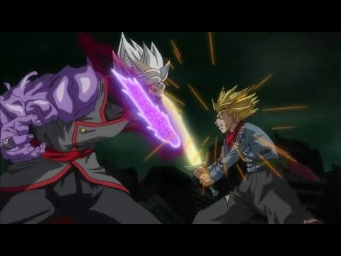 Dragon Ball Super English Dub: Future Trunks vs Fused Zamasu [RE-SCORED with ZSJL OST]