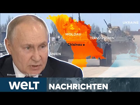 UKRAINE-KRIEG: Moldau! Prorussische Separatisten in Transnistrien bitten Putin um "Schutz" I STREAM