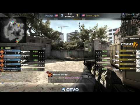 Team Liquid vs Method Game 2 (CEVO-P CS:GO Season 7) - Dust & Mouret