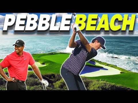 I Played a Tiger Woods course at Pebble Beach!!