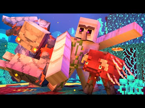 Villager Vs Pillager Part 15 [Iron Golem Life 2] Minecraft Animation