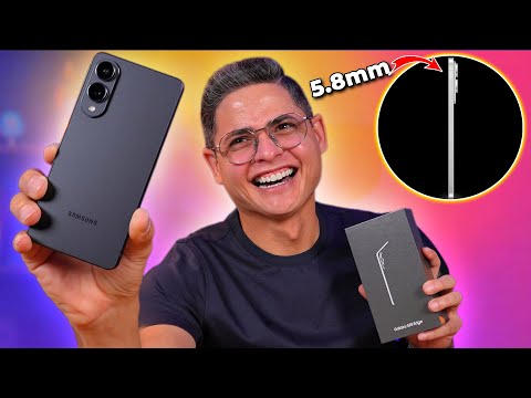 Galaxy S25 EDGE SAMSUNG's thinnest CELLPHONE! Unboxing and Impressions