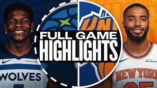 TIMBERWOLVES at KNICKS | FULL GAME HIGHLIGHTS | October 9, 2025
