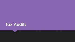 Tax Audits