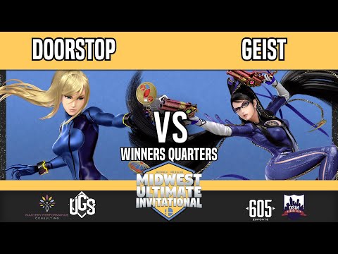 Midwest Ultimate Invitational - Winners Quarters - Doorstop(Zero Suit samus) Vs. Geist(Bayonetta)