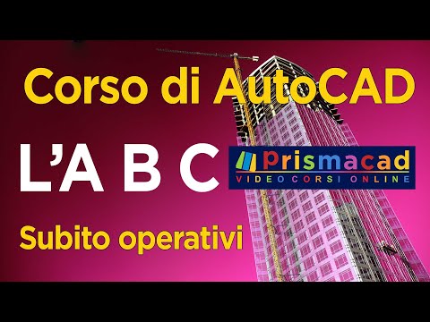 Corso AutoCAD - Subito operativi partendo da zero.