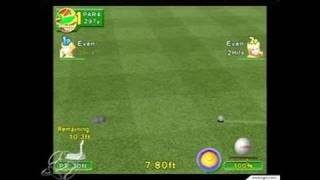 Swingerz Golf GameCube Gameplay - Rosetta and her ninja