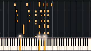 Hugh Laurie - St.James Infirmary - Synthesia Piano Tutorial