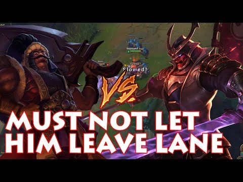 TRYNDAMERE VS SHEN TOP: DIAMOND SOLOQ - A BUILD THAT DEALS WITH ROAMING TANKS [Patch 7.10]