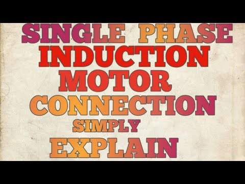 Single phase motor connection Video