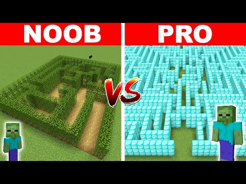 NOOB VS PRO DEV LABİRENT YAPMAK 😱 - Minecraft