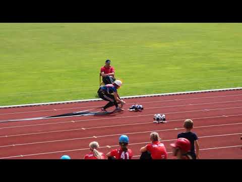 Okresní kolo PS Jičín 2018: 100 m s překážkami - Tereza KULŠTEJNOVÁ (SDH Slatiny B) - 1. pokus