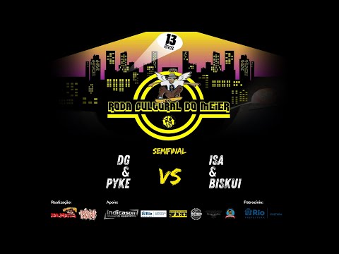 🔥🎤 Batalha de MC’s Duplas | DG & PYKE x ISA & BISKUI | Semifinal | Roda Cultural do Méier 🔥