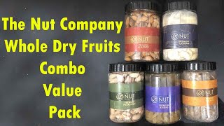 The Nut Company Whole Dry Fruits Combo Value Pack unbox and review in malayalam