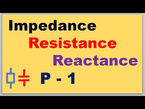 Impedance, Resistance and Reactance - difference Video