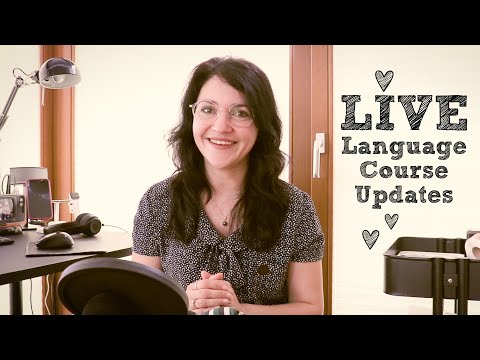 LIVE Language Course Updates