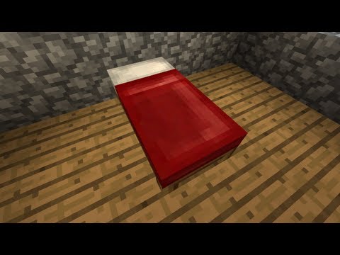 comment poser un lit dans minecraft