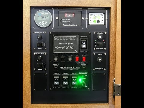 A custom built control panel for my RV.
