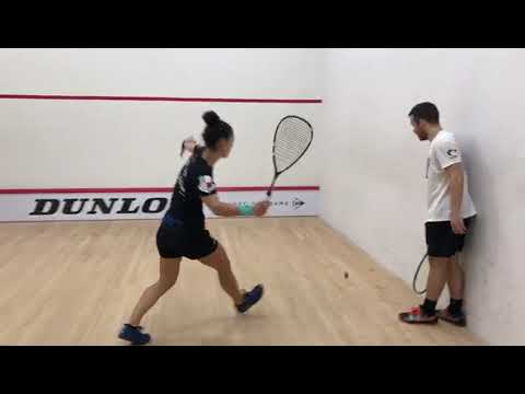 Squash Training Session - E-Squash Coach