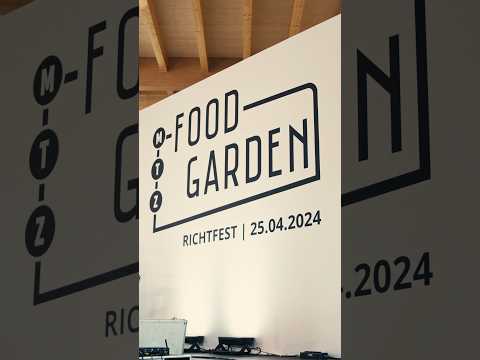 Im MTZ entsteht aktuell der neue Food Garden – alles in Holzbauweise.