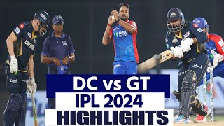 Delhi Capitals vs Gujarat Titans IPL 2024 Match 40 Highlights:  DC vs GT IPL Match 40 Highlights