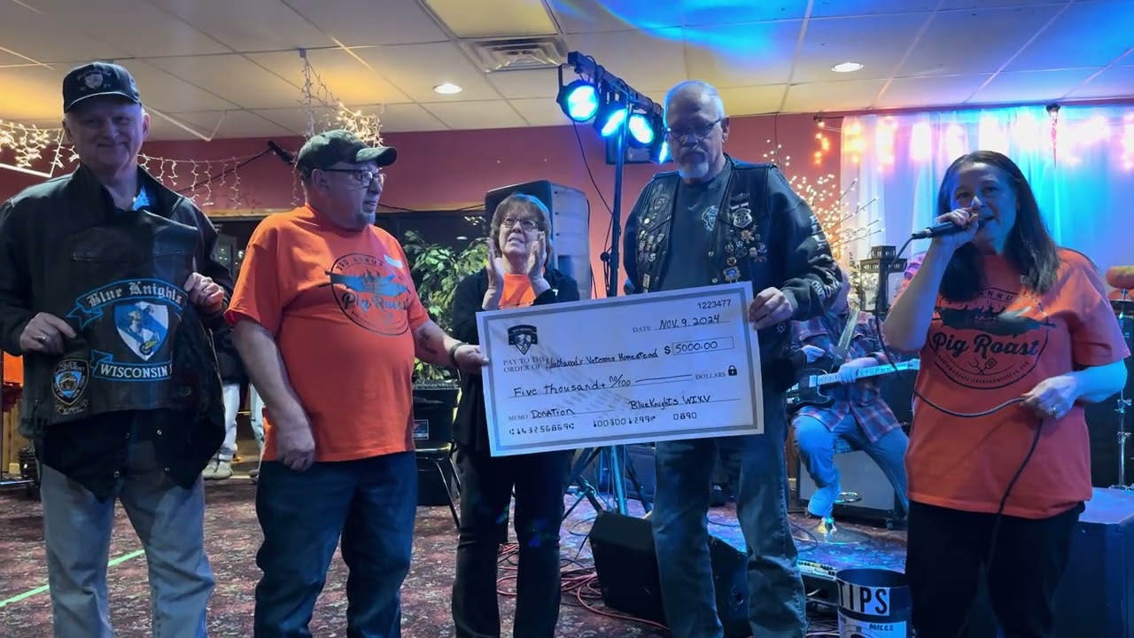 Blue Knights donating $5,000 to the Northwoods Veterans Homestead