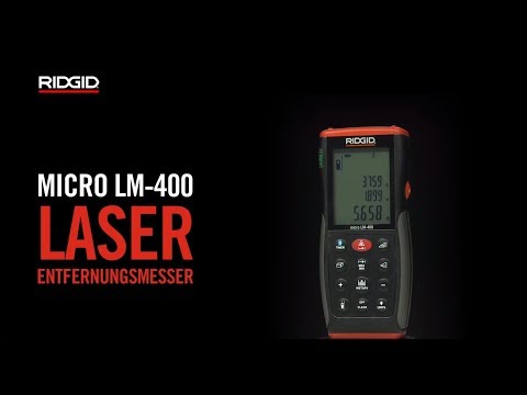 RIDGID micro LM-400 Laser-Entfernungsmesser
