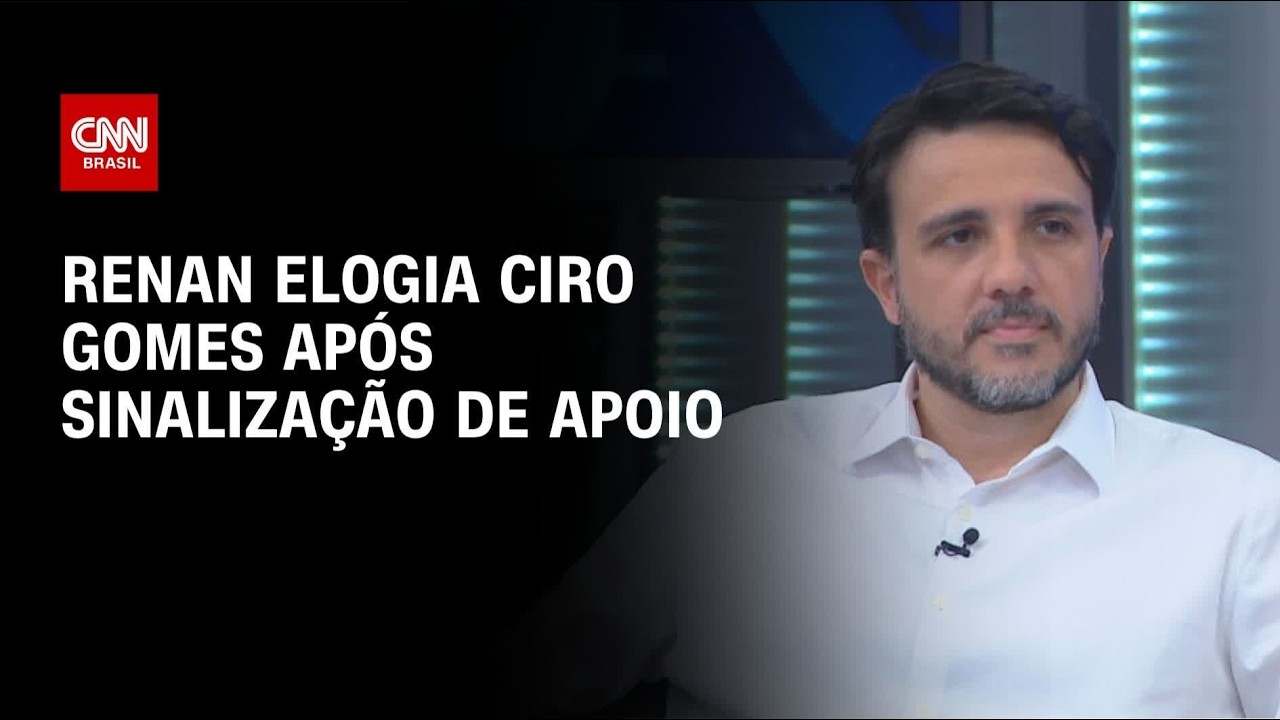 Renan Santos elogia Ciro Gomes e diz que eventual apoio é uma