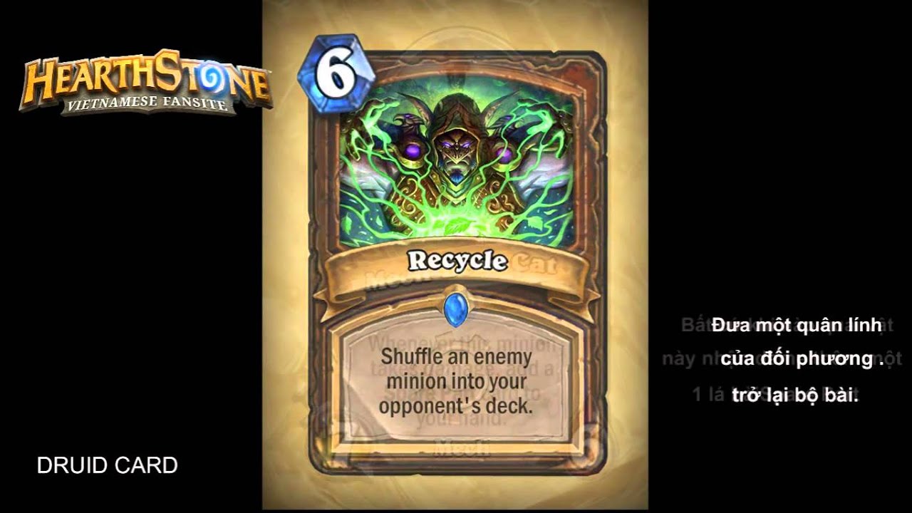 Các lá bài mới phiên bản Goblins vs Gnomes P.1 ( Druid / Hunter )