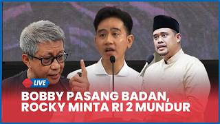 Download lagu Bobby Nasution Pasang Badan soal Upaya Gibran Dimakzulkan hingga Rocky Gerung Minta RI 2 Mundur mp3