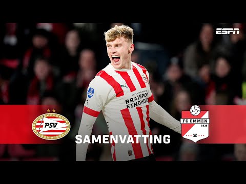 PSV Philips Sport Vereniging Eindhoven 3-1 FC Emmen