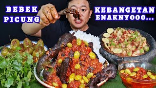 Download lagu NIKMAT PISAN⁉️ MAKAN 1 EKOR BEBEK PICUNG SAMBEL PETAI ASE CABE GENDOT  LALAPAN JENGKOL MENTAH  mp3
