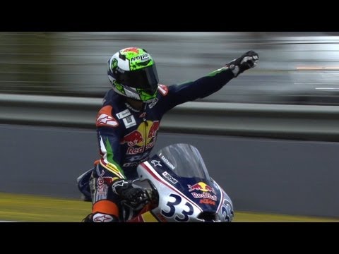 Bastianini from Hanika and Manzi in Red Bull MotoGP Rookies Cup