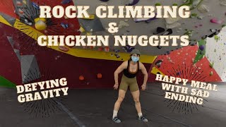 ULTIMATE FOREARM WORKOUT: ATTEMPTING ROCK CLIMBING & THEN GETTING A HAPPY MEAL- emotional ending