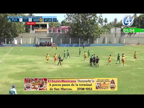 PLATANEROS F.C. VS DEPORTIVO MARQUENSE FÚTBOL PRIMERA DIVISIÓN DE GUATEMALA TORNEO CLAUSURA 2022.
