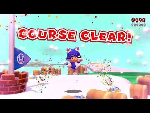 Super Mario 3D World (Switch) 9-4 Speedrun - Time: 2 (TWR)