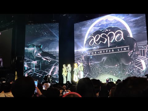 aespa - Welcome to My World - Live Soundcheck at O2 Arena London 28.09.2023