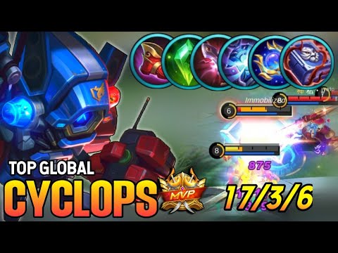 17Kills! Cyclops Best Build 2021 | Top Global Cyclops Gameplay | Mobile Legends✓