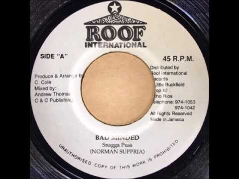 SNAGGA PUSS / BAD MINDED - REGGAE - 7inch vinyl record