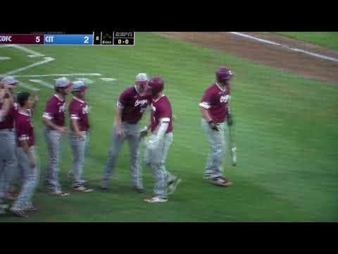 Coll. of Charleston's Ari Sechopoulos hits home run vs. The Citadel