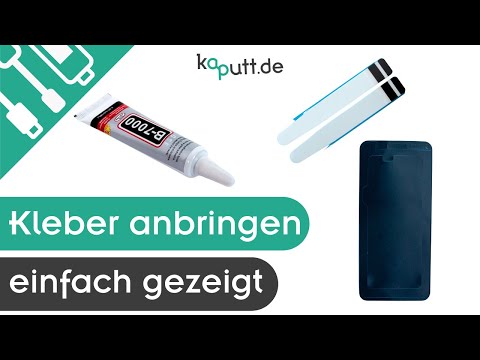 Wie benutze ich den Handy Kleber richtig? Handy richtig verschließen