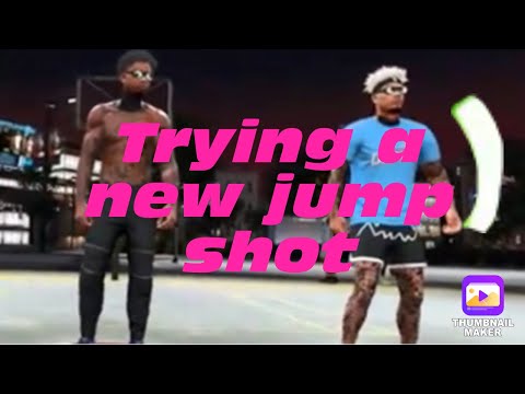 Trying out a new jumpshot