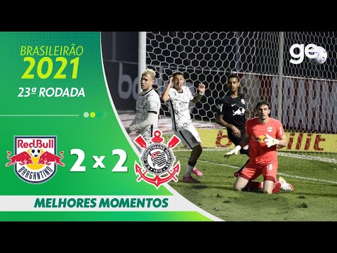 Gols e lances de Red Bull Bragantino x Corinthians