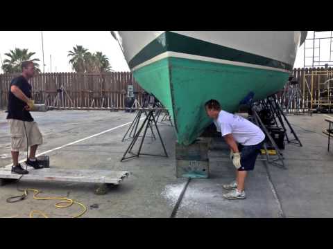 Bow thruster installation Docking by Control LLC