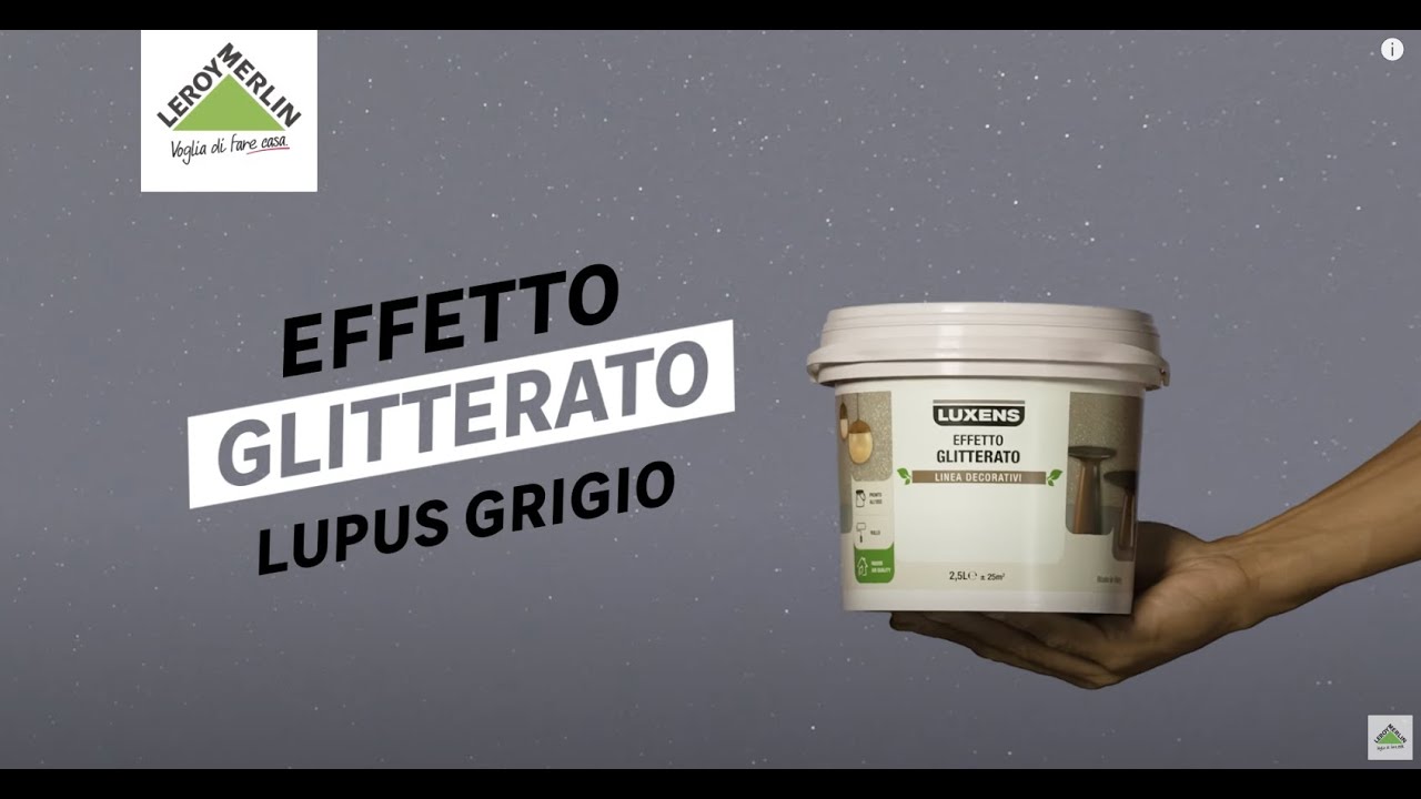 Come applicare la pittura glitterata LUXENS