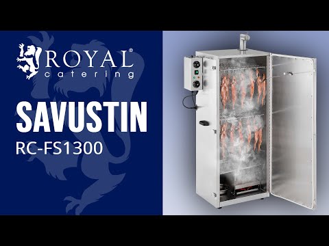 video - Savustin - 147 l - Royal Catering - 8 tasoa
