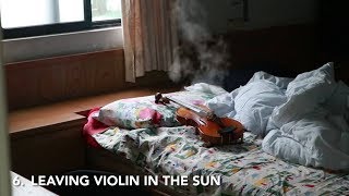 How NOT To Look After Your Instrument!