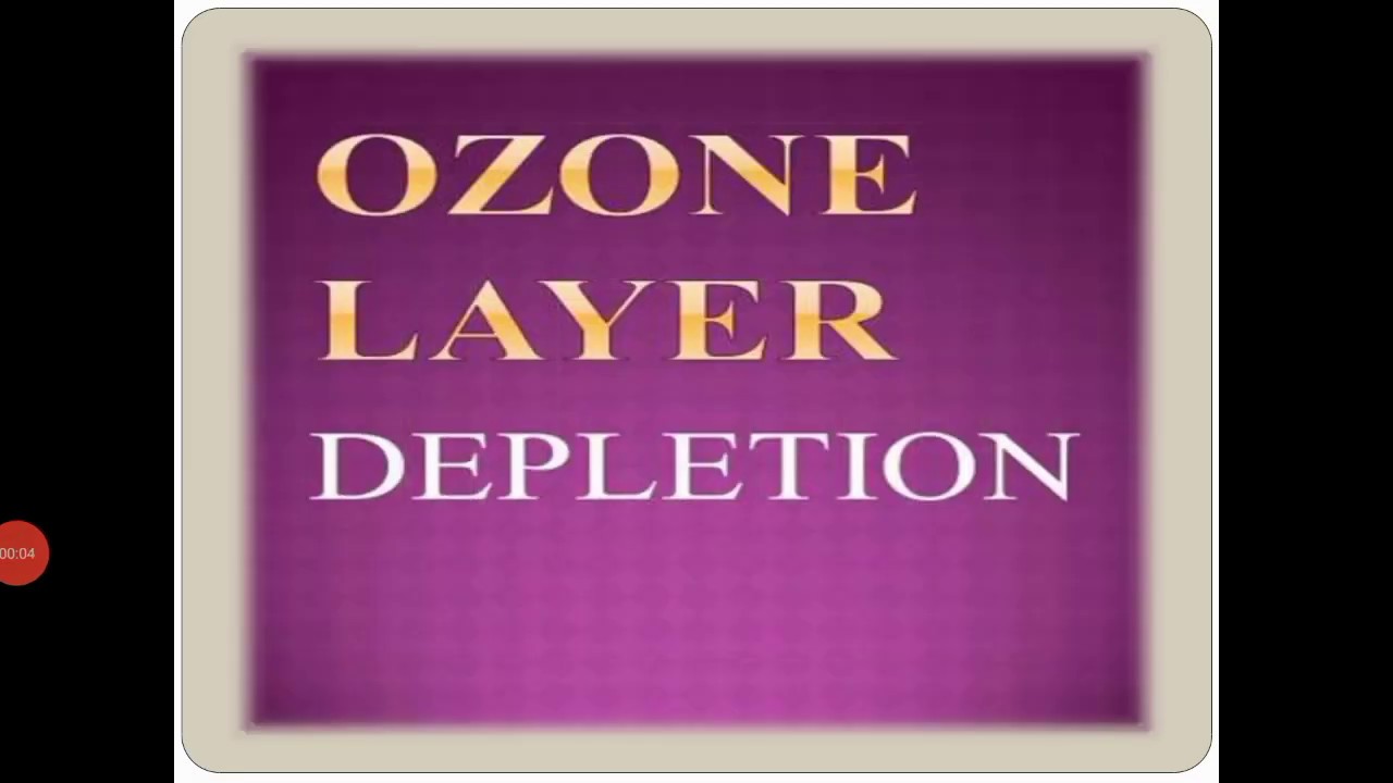 OZONE LAYER DEPLETION