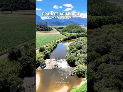 PRAIA DE ÁGUA DOCE A POUCAS HORAS DO RIO 💦 #viagem #cachoeirasdemacacu